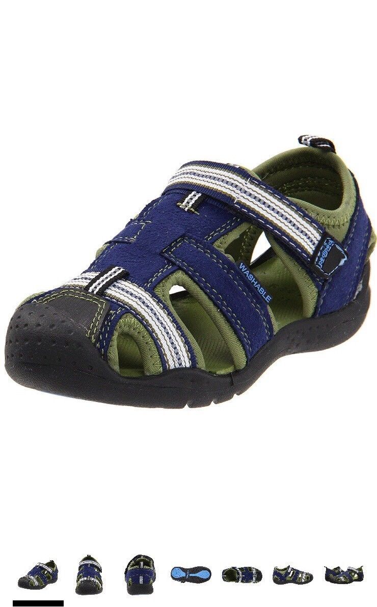 Pediped Flex Sahara Sandal, Blue M US Toddler