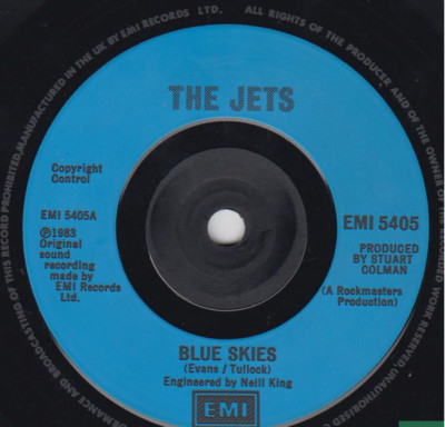 The Jets - Blue Skies         EMI 5405        VINYL MINT