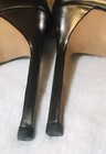 Exquisite MANOLO BLAHNIK Metallic Silver Leather Pumps Shoes - Size 37 EU / 6 US — photo 9