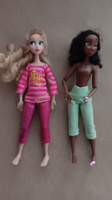 Lot Disney Comfy Princess Aurora Tiana Doll Wreck It Ralph Breaks the