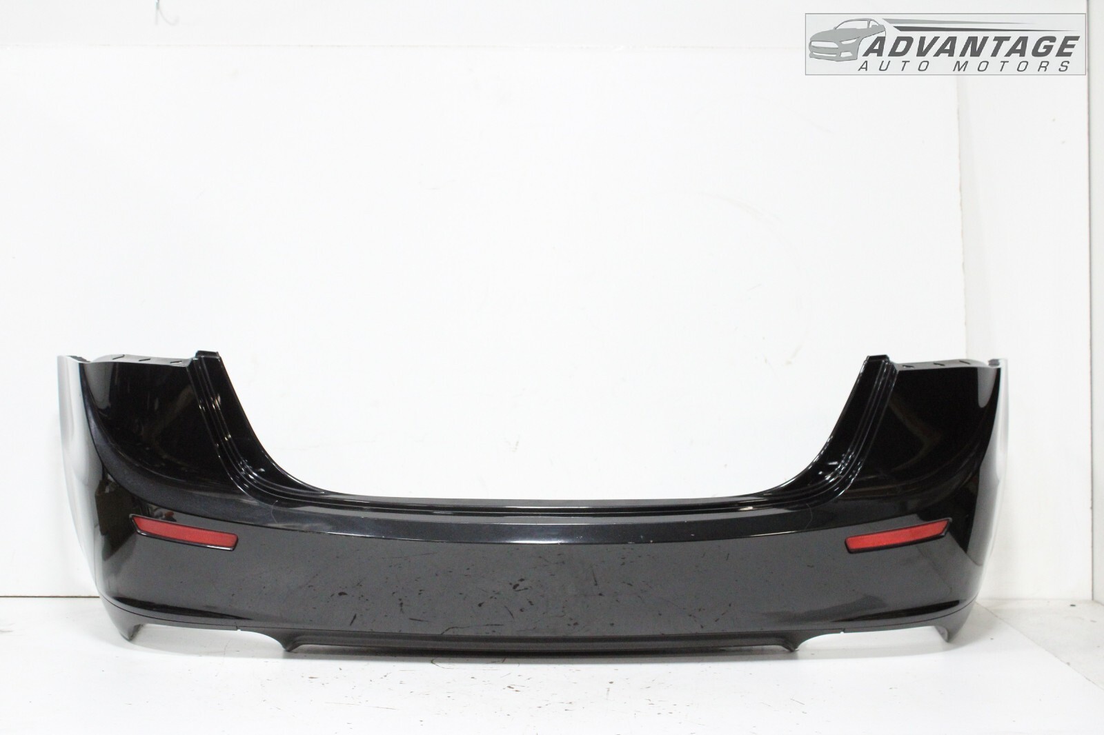 2014-2019 MASERATI GHIBLI REAR BUMPER COVER W/ REFLECTOR LIGHTS BLACK OEM