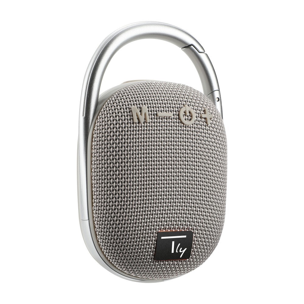 Mini Altoparlante Wireless BT V5.3 Speaker Luce LED Vivavoce TF USB Grey Speaker