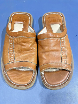 Babucha Bata Vrai Cuir Italian Leather Sandals Slides