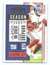 2020 Panini Contenders #37 Sterling Shepard