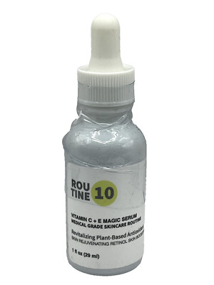 ROUTINE10 Vitamin C + E Magic Srum Plant-Based Antioxidant 1 oz.