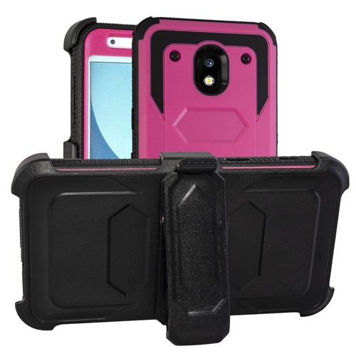 Holster mit Gürtelclip Ständer Hardcase Hülle für Samsung Galaxy J3 2018 Achieve - Bild 15 von 43