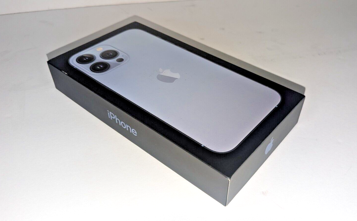 iPhone 13 Pro Max - 128GB - Sierra Blue - BOX ONLY, Phone Not