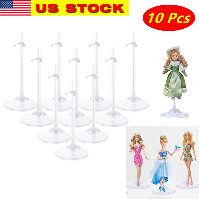 10 Pcs Doll Stand Holder Display for 11.5'' & 12 inch Doll Model Rack Support
