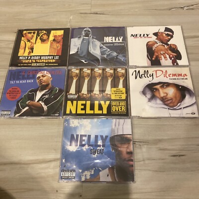 NELLY 6 LOT: IMPORTS Hot In Herre, Country Grammar Tilt Ya Head Back Over Shake