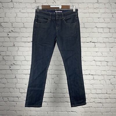 Vanessa Bruno Dark Blue Skinny Jeans Made In Italy Low Rise Stretch Size 24