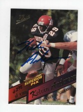 1995 Superior Pix '95 Draft Autograph KELVIN ANDERSON CFL CALGARY #37 3295/4000