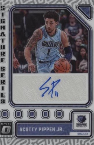 Scotty Pippen Jr. Auto 2023-24 Donruss Optic #SS-SPJ Signature