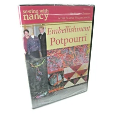 Embellishment Potpourri Sewing with Nancy Zieman 60-Minute DVD SN2111D (2007)