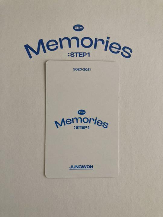 ENHYPEN Memories DVD トレカ ジョンウォン Enhypen JUNGWON MEMORIES DVD Official Photocard Genuine photo card