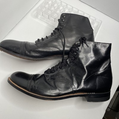 Stacy Adams Vintage Black Leather
Button Boots 1960s Black Leather Stacy Adam Boots - Etsy main image 4