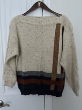 Vintage 90s Liz Sport Medium sweater Wool Blend
