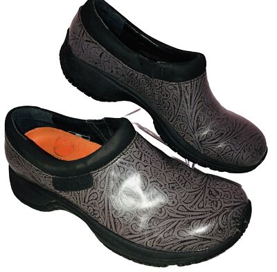 Merrell  Suregrip Clogs Women's Size 7 Shoes Charcoal Gray/Black Slip Resistant