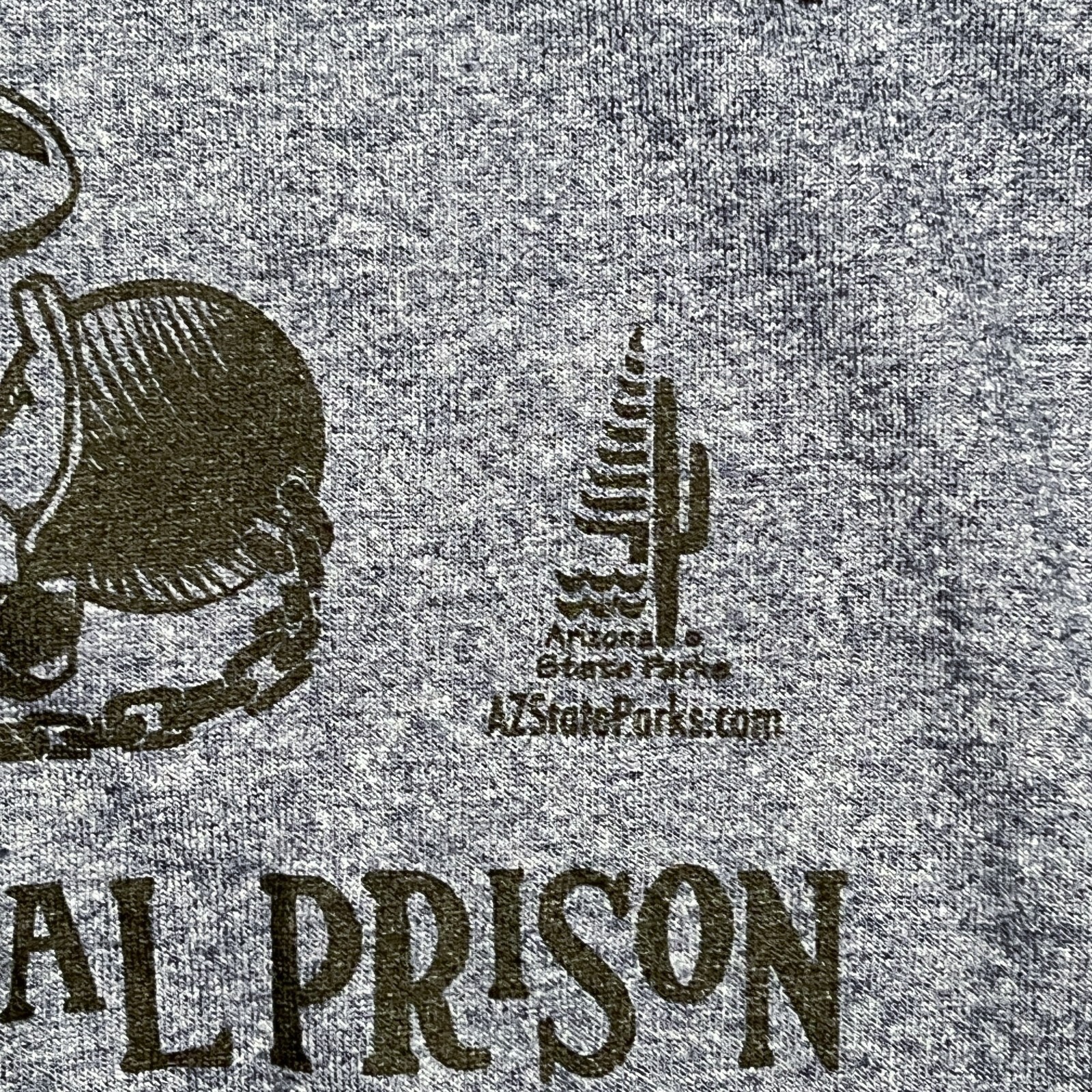 Escaped Yuma Territorial Prison Mens T Shirt Arizona State Park ...