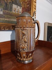 Schöne JUGENDSTIL SCHENKKANNE Wick Werke STEINZEUG Westerwald PAUL WYNAND