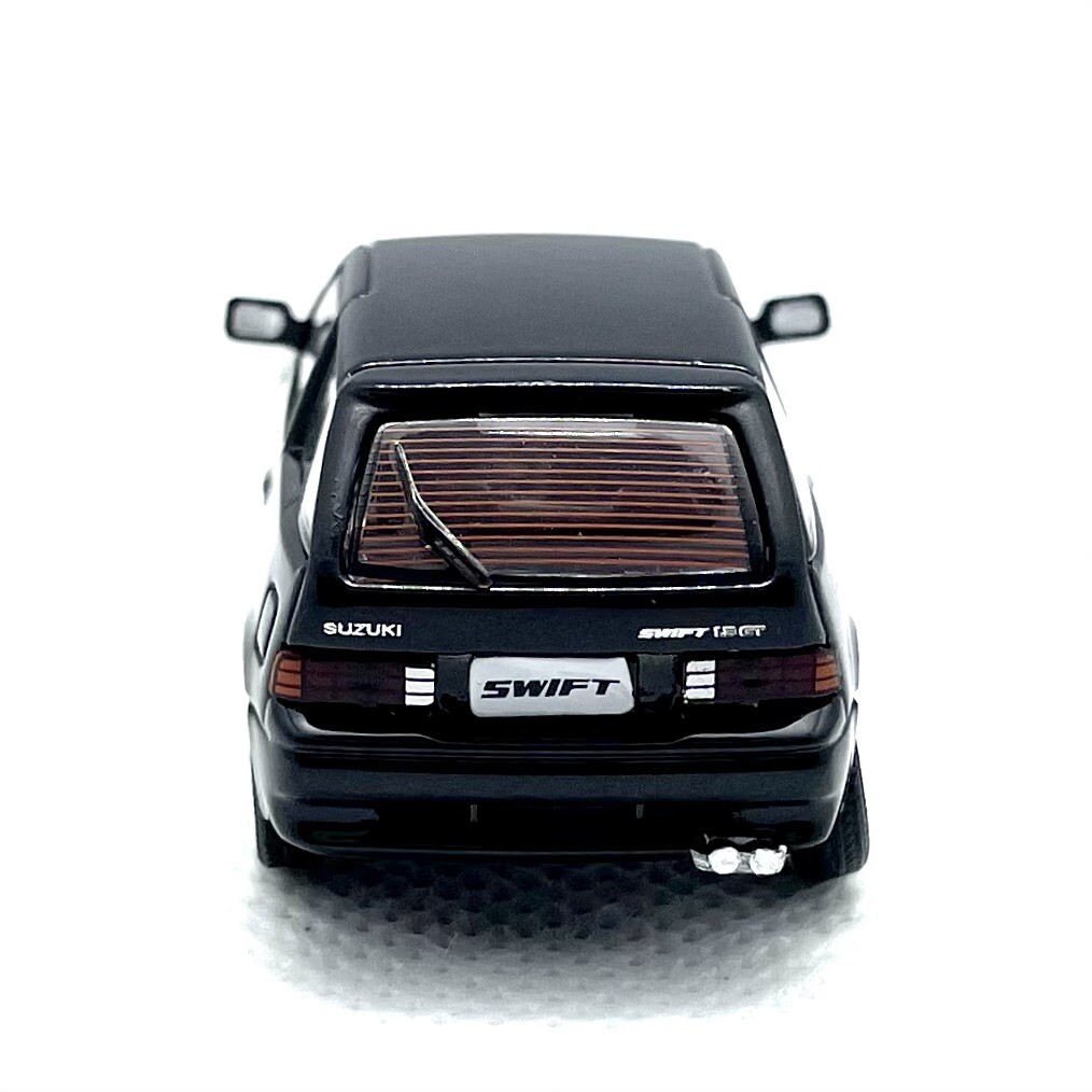 BM Creations 1:64 1989 Suzuki Swift GTi RHD Diecast Model BLACK