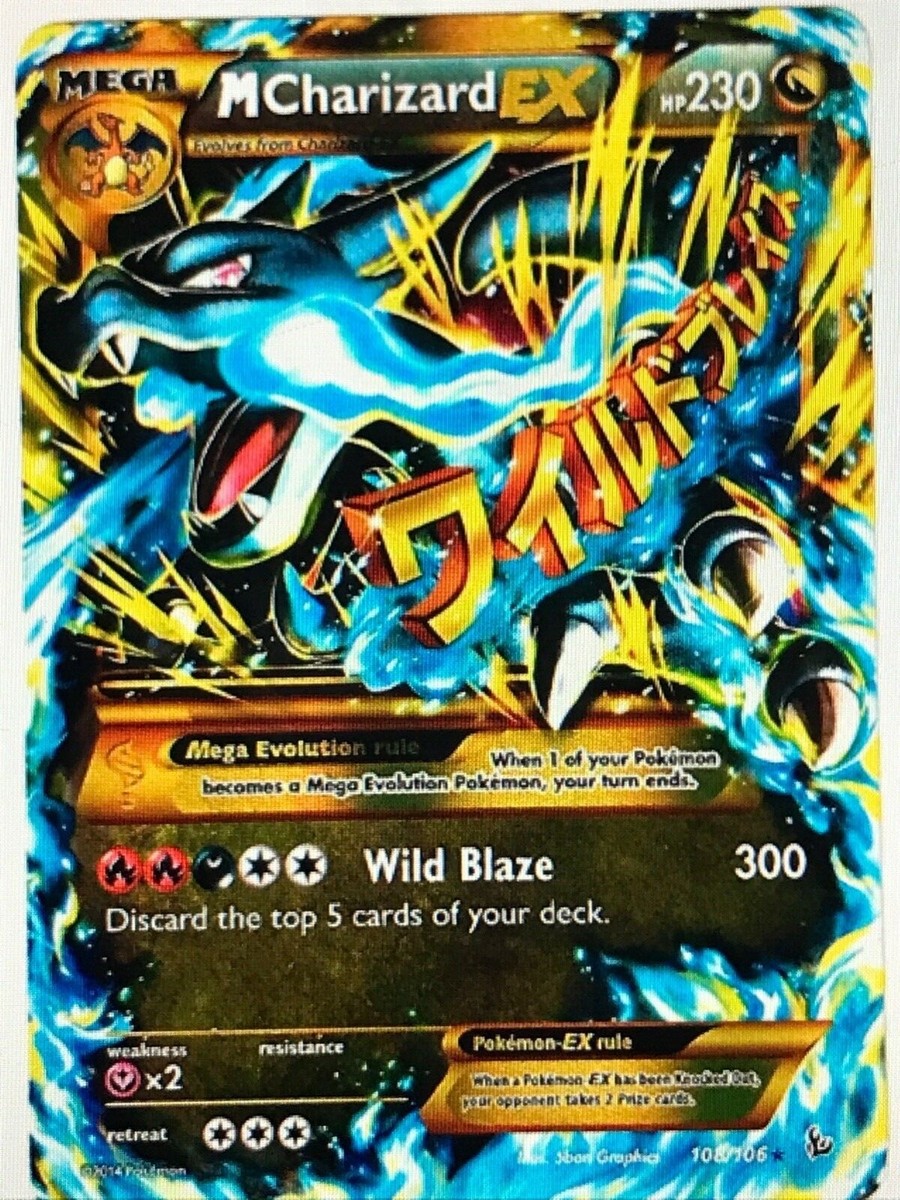 Pokémon- Mega-Charizard - Ex (108) - XY Flashfire - Holo | eBay
