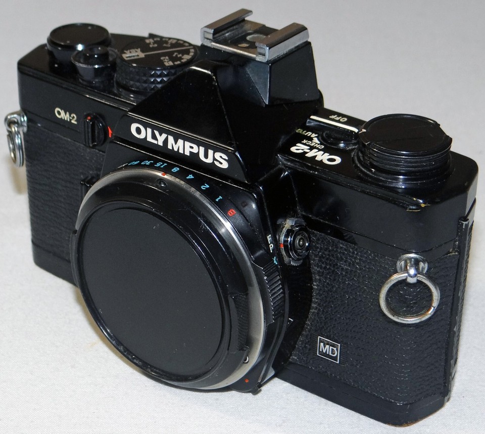 Olympus OM2 35mm SLR Film Camera Body Only *Untested, For Parts or