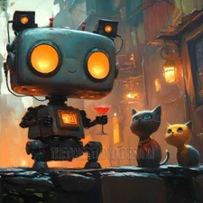 Robot AI Image Digital Product High Resolution Desktop Wallpaper Background