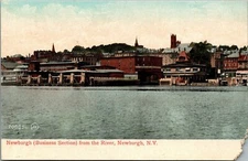 Newburgh NY~Edward & Co~Ebenezer Union Baptist~St Patrick's Churches~Shore c1910
