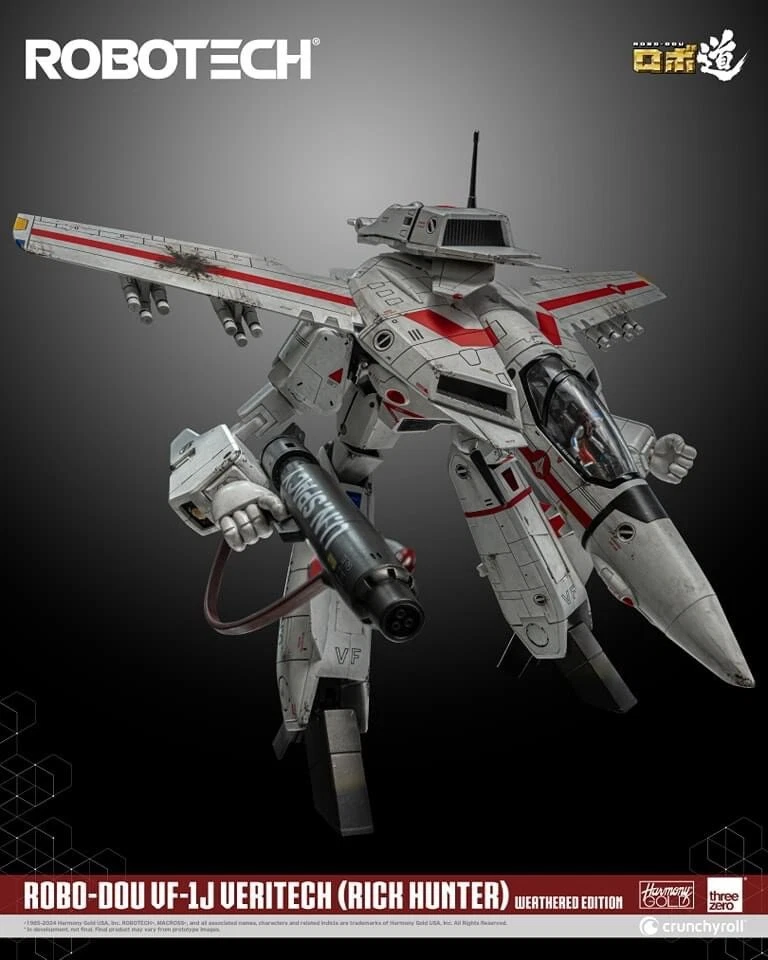 Figura Threezero Robotech ROBO-DOU VF-1J Edición Limitada Veritech Rick Hunter Foto 4 de 4