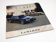 1987 Chrysler LeBaron Brochure