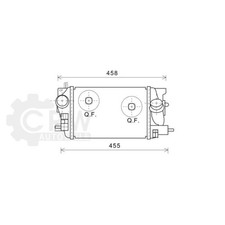 Ladeluftkühler für Opel Meriva B Großraumlimousine 1.3 CDTi Bj.10-14