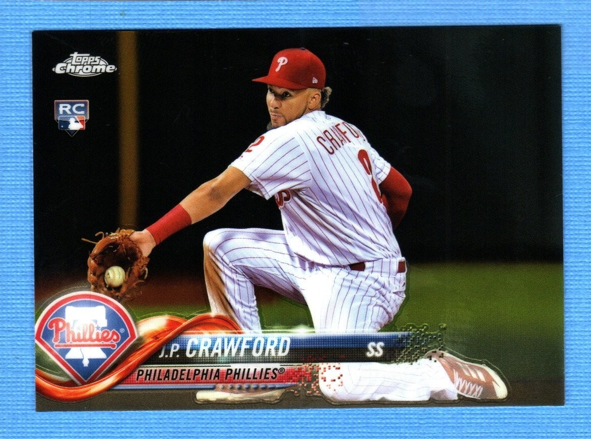 2018 Topps Chrome #61 J.P. Crawford Philadelphia Phillies