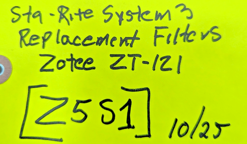 Sta-Rite System 3 S7M120 Inner and Outer Pool Filter Replacement Zotee ZT-121 [Z - Picture 10 of 10