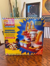 1993 McDonald's Happy Meal Magic Hamburger Snack Maker Mattel - NEVER OPENED
