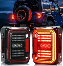 Audexen Led Tail Lights Compatible With Jeep Wrangler Jk