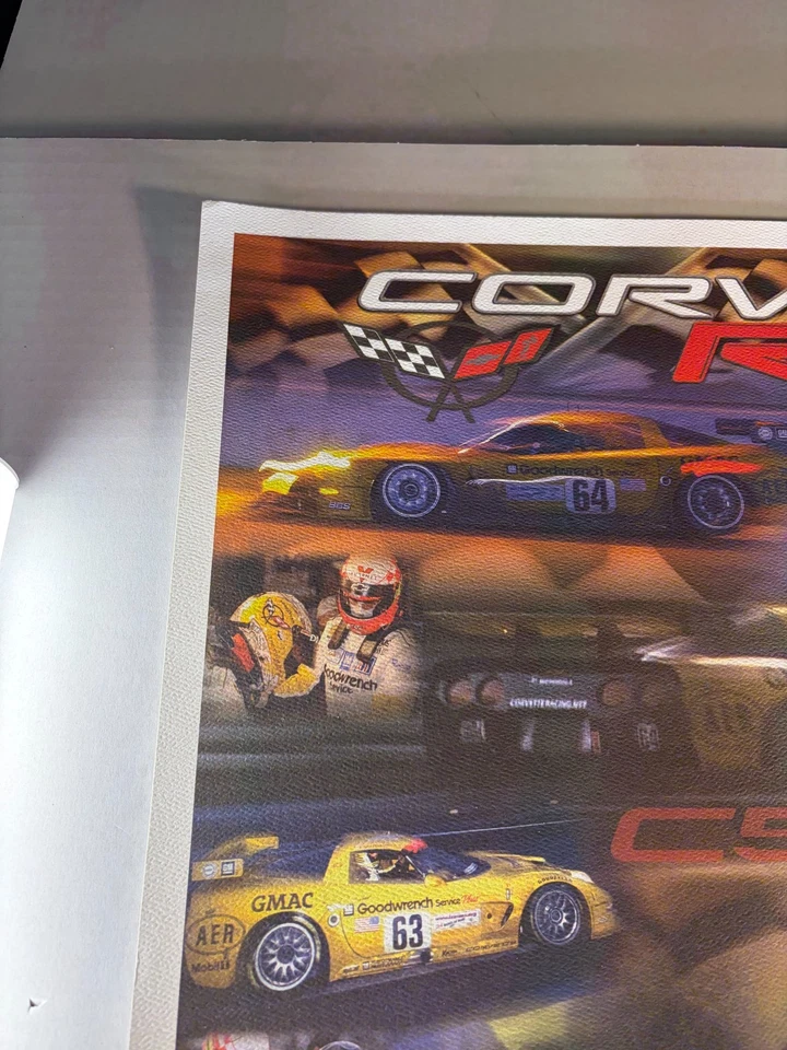 Póster vintage 2003 GM Corvette Racing C5R Champions Dale Earnhardt (A) Foto 2 de 4