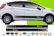 Fasce strisce Adesive Stikers sotto porta per Ford Fiesta Auto Tuning 3