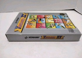 Track & Field II (Nes)(1989) CIB. Box, Cart, Manual & Konami Ad. No Bowing. 