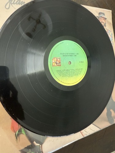 JUAN LUIS GUERRA 4.40 🎶BACHATA ROSA/KAREN REC/VG+/EX VINYL !/STICKERS !! LEA - Picture 6 of 6