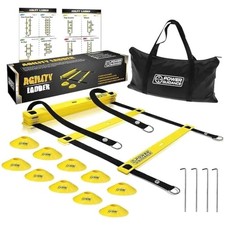 20ft Agility Ladder with Cones - Speed Training Set