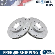 New Front Brake Rotors Set For 2000-2001 INFINITI I30 1999-2001 Nissan Maxima