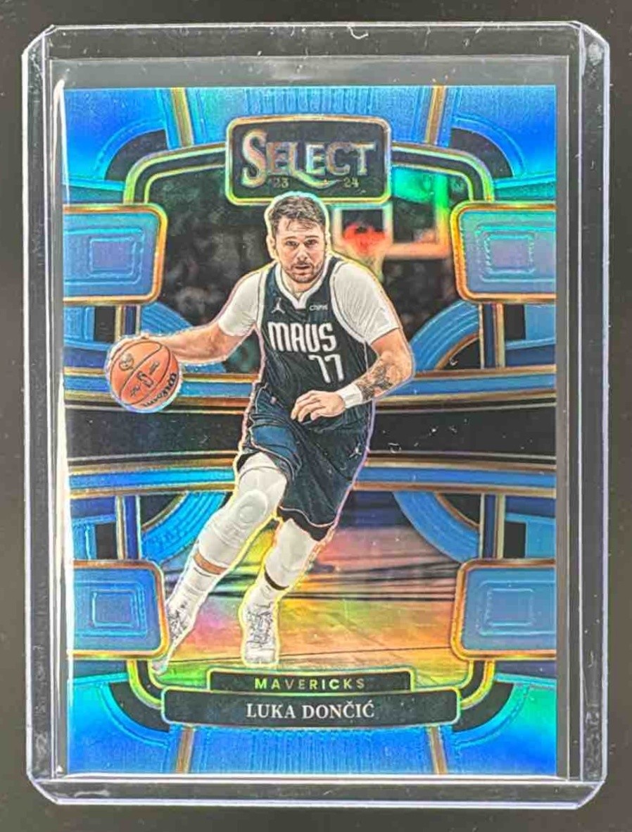 Luka Doncic 2023 Panini Select #51 Light Blue Prizm Concourse /299