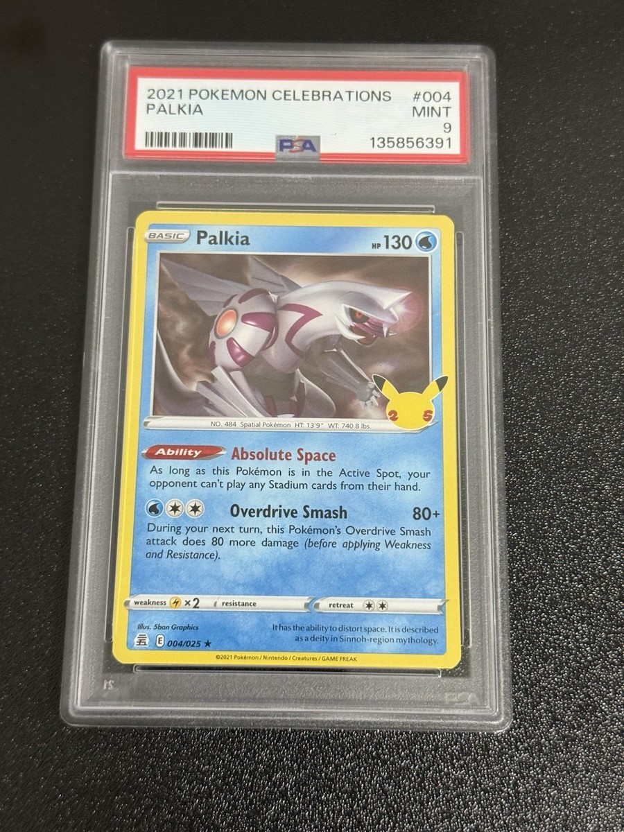 Pokmon TCG Celebrations Palkia Holo Rare Card 004/025 Pokmon TCG Celebrations Palkia Holo Rare Card 004/025