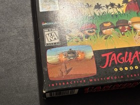 Atari Jaguar Cannon Fodder Cartridge & Box Authentic Tested & Works!