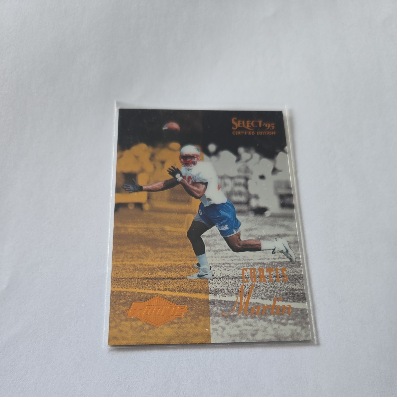 1995 Pinnacle Select Certified Edition #117 Curtis Martin New England Patriots