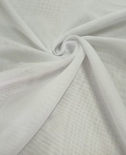 Two-Tone Chiffon Textured White 60" Wide 100 Polyester Fabric by Yard D167.21
