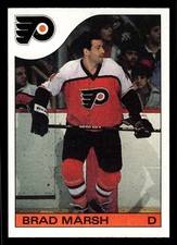 1985-86 Topps Brad Marsh #72 - Philadelphia Flyers - NM+