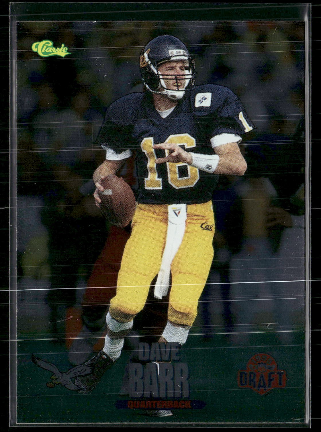 Dave Barr 96 Silver Classic NFL Rookies - Silver NM