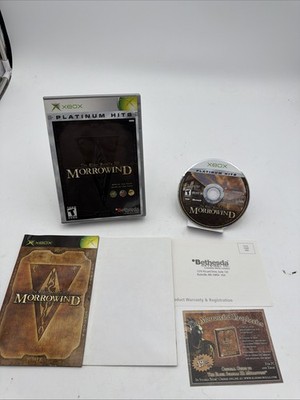 Elder Scrolls III: Morrowind - GOTY Edition (Xbox, 2003) CIB w/ Reg Card And Map