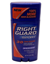 Right Guard Sport 3D Odor Defense Invisible Solid Antiperspirant Deodorant,2.8oz